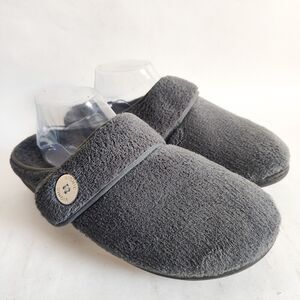 Vionic Womens Size 11 Sadie 361 Gray Slippers Mules Slip On Orthopedic Shoes